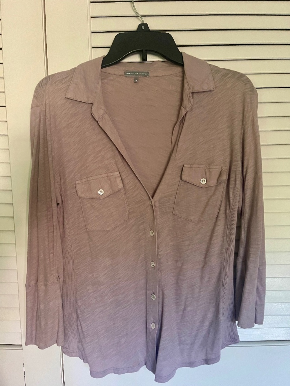 James Perse women’s button down shirt